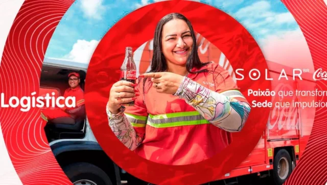 solar coca cola motorista de entrega